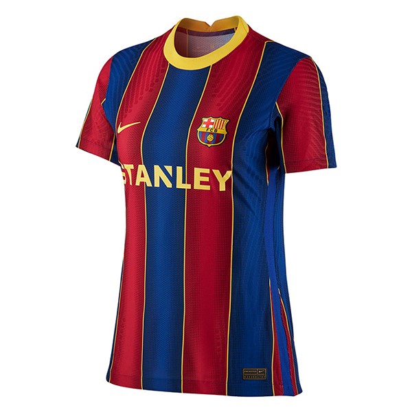 Camiseta Barcelona Replica Primera Ropa Mujer 2020/21 Azul Rojo